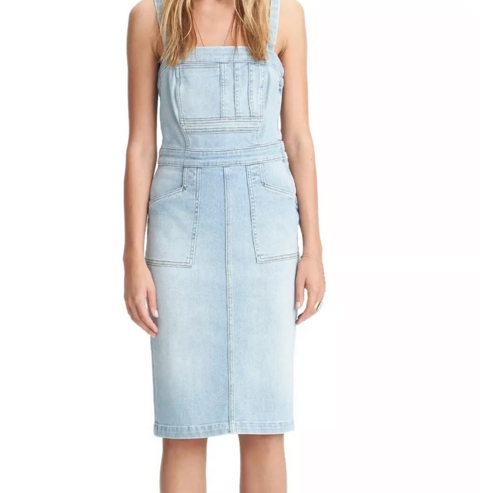 Mother Denim Square Neckline Mid Length Dress Size 28